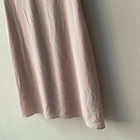 BCBG Maxazria Katryn Bare Pink Color Block Cap Sleeve Knee Length Dress -Size 0 - Picture 4 of 12